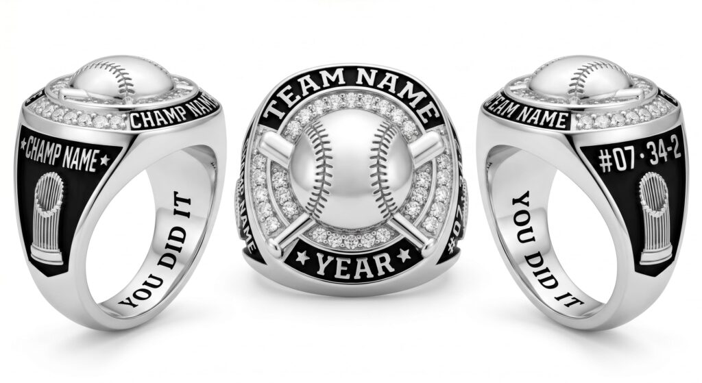 Softball Championship Rings — 925 Silver | ClassRingAI