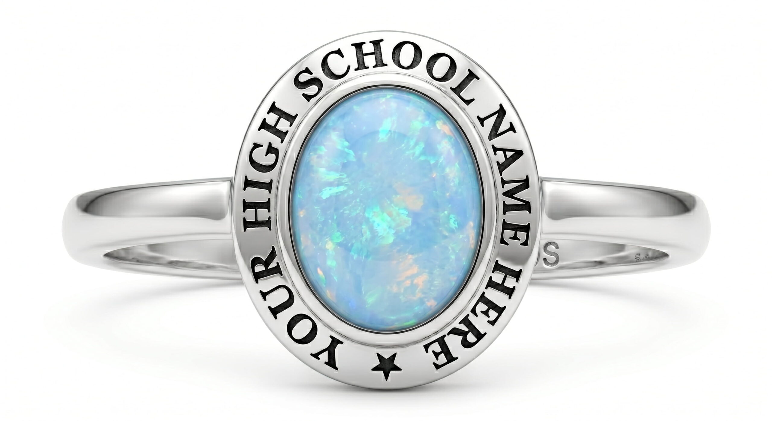 Opal Blue class ring