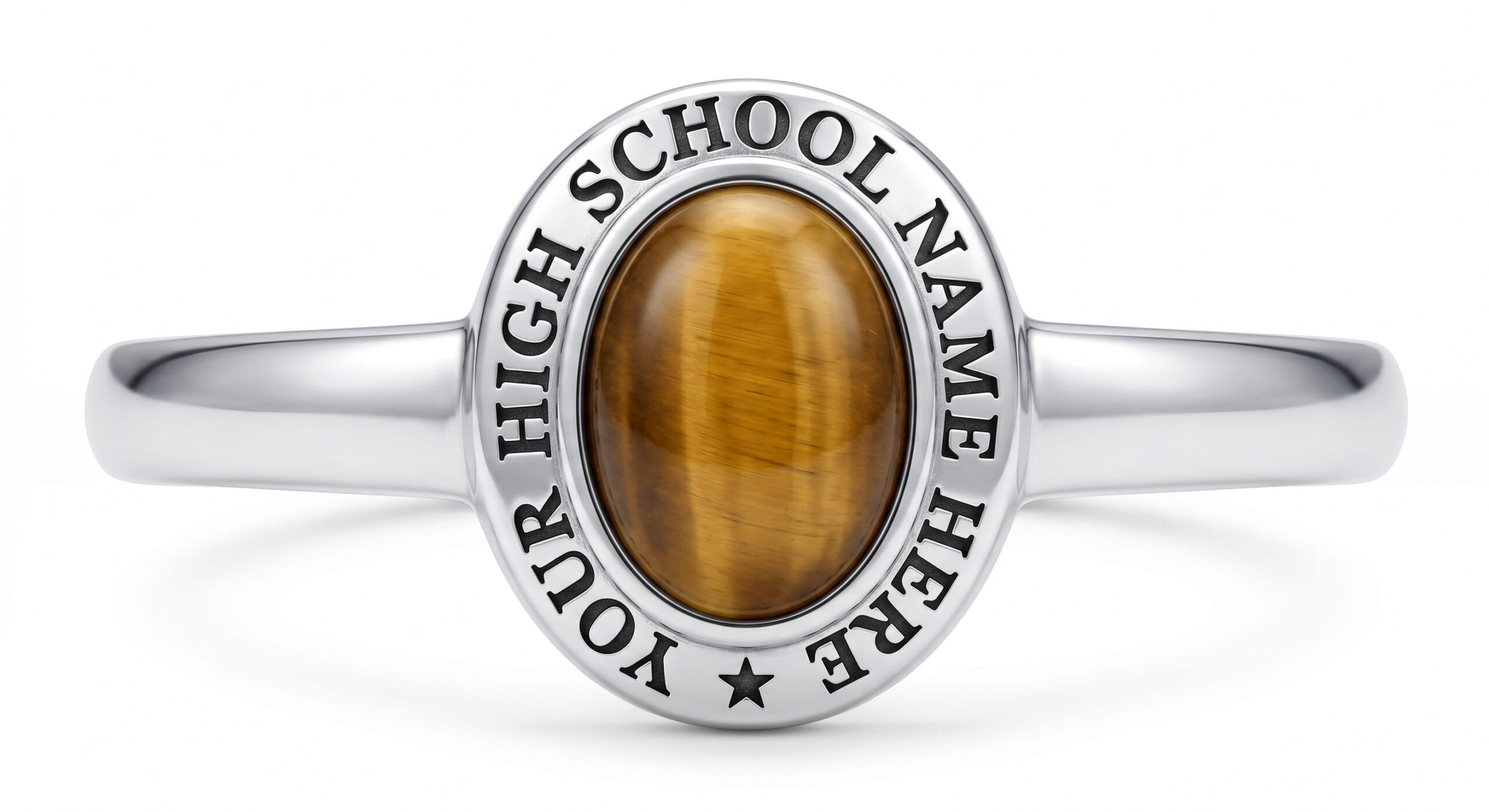 Tiger Eye class ring