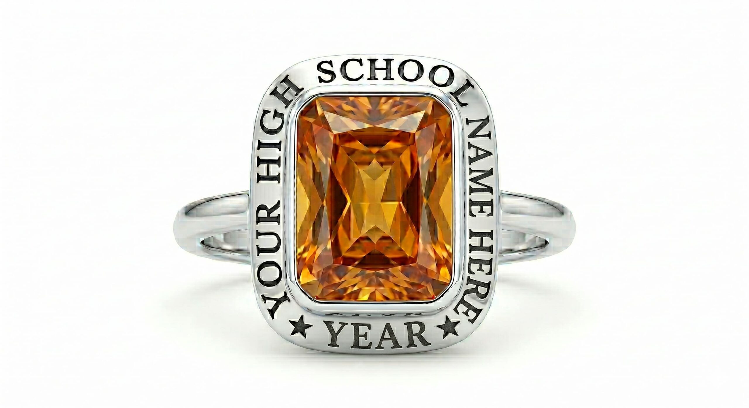 Radiant Cut class ring